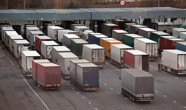 На границе Белоруссии и Литвы скопились почти 1300 грузовиков