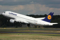 Самолет авиакомпании "Lufthansa"