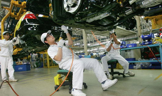 Производство автомобилей в КНР