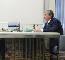 Встреча Д.Медведева с И.Сечиным