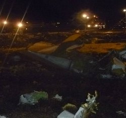 Авиакатастрофа в Казани, фото с места события