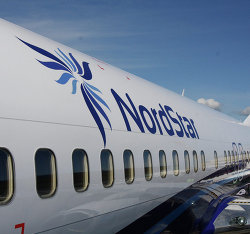 Самолет Боинг 737-800 авиакомпании NordStar