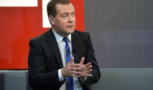 Д.Медведев дал интервью программе "Вести в субботу"