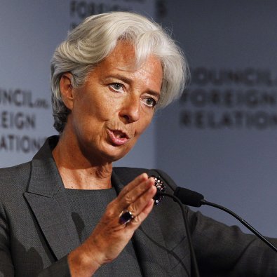 Выступление главы Международного валютного фонда (МВФ) Кристин Лагард