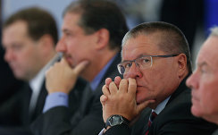 Министр экономического развития РФ Алексей Улюкаев во время заседания Консультативного совета по иностранным инвестициям в России