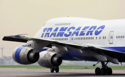 Самолет Боинг 747-200 авиакомпании "Трансаэро"