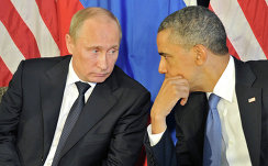 Президент России Владимир Путин и президент США Барак Обама 