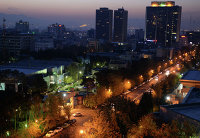 Ранним утром на улице Фатеми в Тегеране