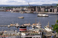 Панорама норвежского города Осло