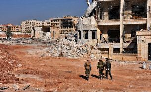 Военнослужащие сирийской армии в Алеппо