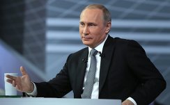 Прямая линия" с президентом РФ В. Путиным