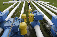Газовое хранилище под Львовом, Украина
