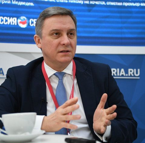 Руководитель Федерального агентства связи Олег Духовницкий