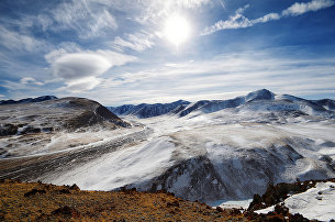 Сайлюгемский хребет в Кош-Агачском районе Республики Алтай