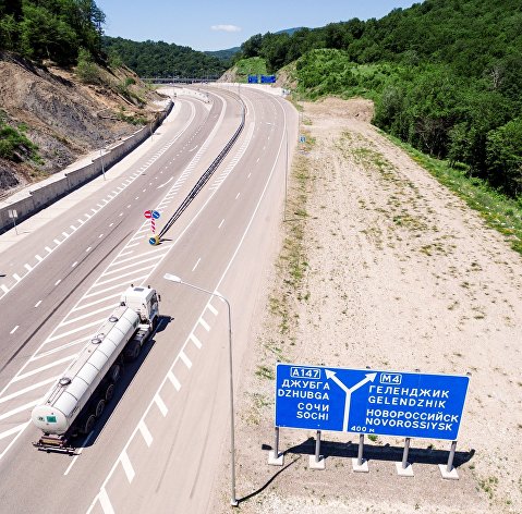 Участок федеральной автомобильной дороги М-4 "Дон" в Краснодарском крае