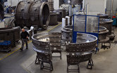 Производство газовых турбин на заводе компании Siemens