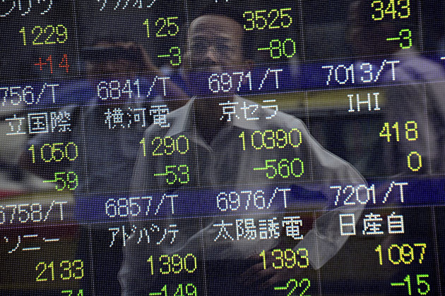 Табло Токийской фондовой биржи