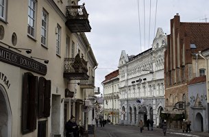 Одна из улиц "старого города" в Вильнюсе.