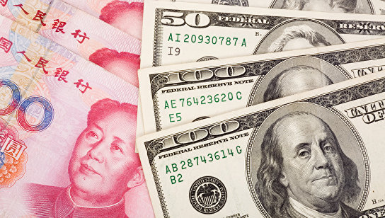 Китайский юань и доллары США