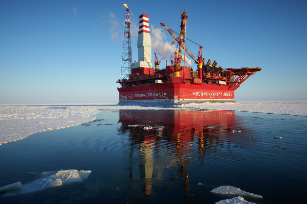 Морская нефтедобывающая платформа "Приразломная"