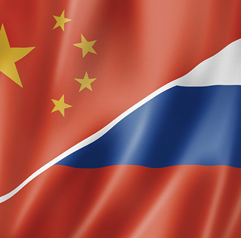 Флаги Китай-Россия