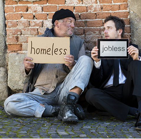 Безработный и бездомный