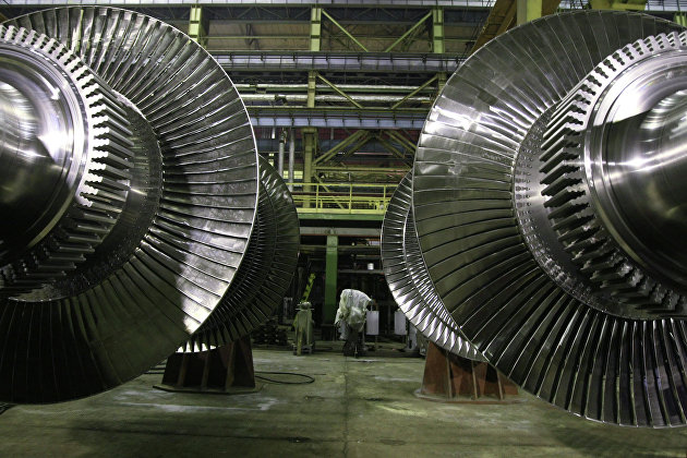 Производство турбин на Ленинградском металлическом заводе