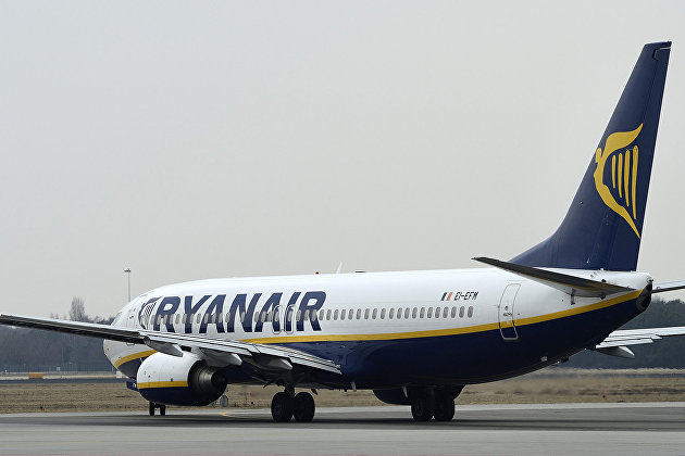 Самолет авиакомпании Ryanair 