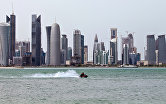 Вид на столицу Катара - город Доха