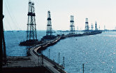 Нефтяные вышки на Каспии. Архивное фото