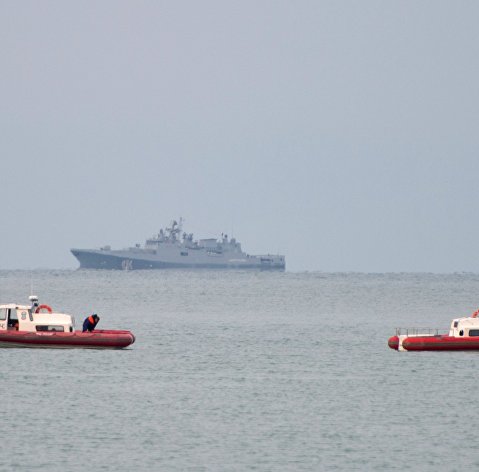 Поисково-спасательная операция в Черном море крушения Ту-154