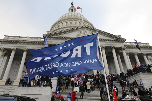 Акция протеста сторонников Д. Трампа в Вашингтоне Акция протеста сторонников Д. Трампа в Вашингтоне