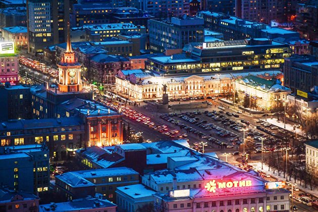 Проспект Ленина в Екатеринбурге