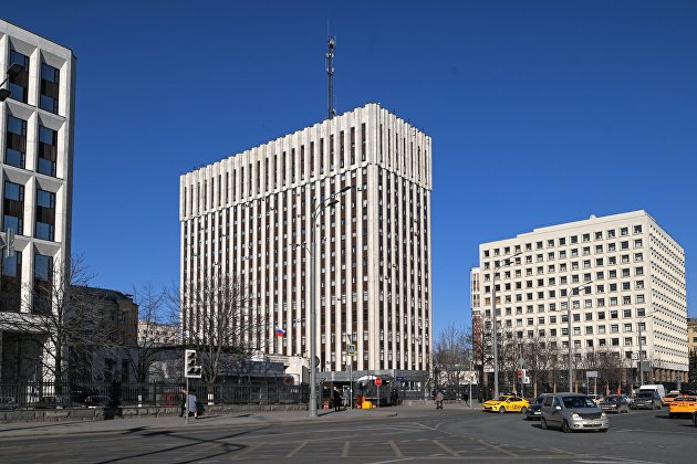 Здание Министерства юстиции РФ в Москве