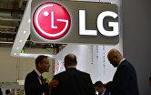 Стенд компании LG на международном автомобильном салоне во Франкфурте