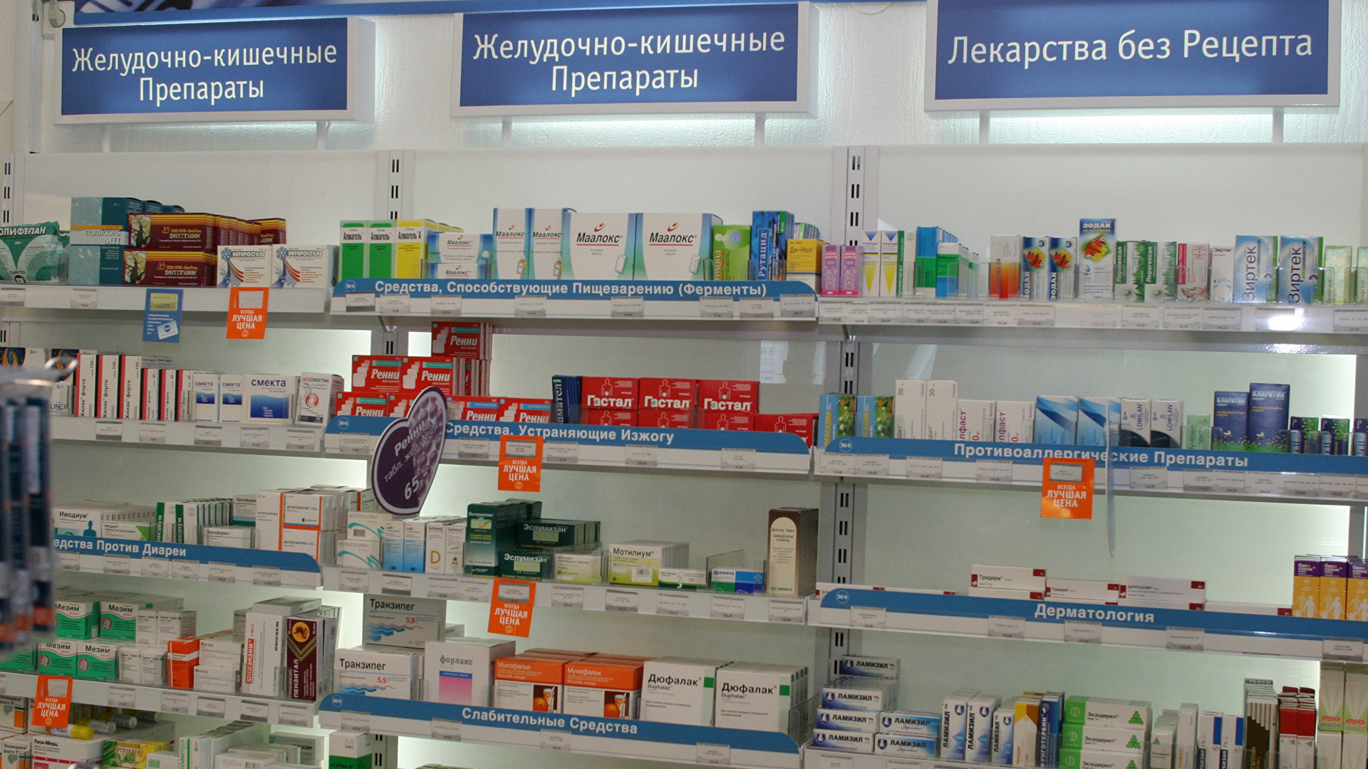Лекарственные средства по группам в аптеке