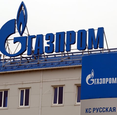 Логотип "Газпрома".
