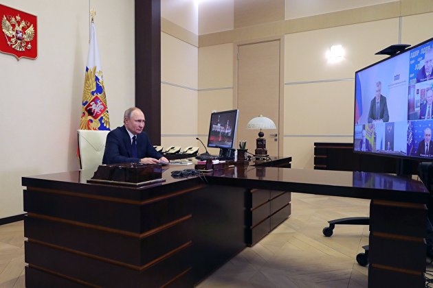 Президент РФ В. Путин провел встречу с руководителями фракций Госдумы РФ Президент РФ В. Путин провел встречу с руководителями фракций Госдумы РФ