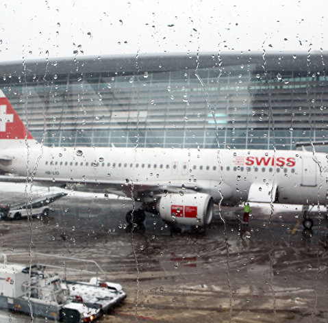 Самолет авиакомпании "Swiss"
