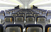 Салон самолета авиакомпании Lufthansa