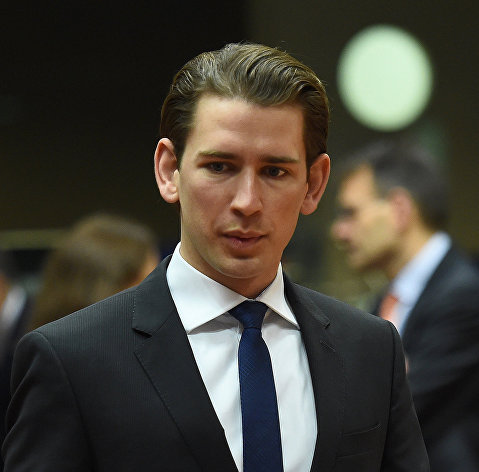 Канцлер Австрии Себастьян Курц, подавший в отставку