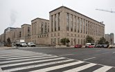 Здание типографии Министерства финансов США в Вашингтоне.