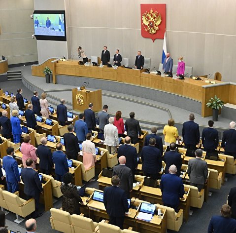Пленарное заседание Госдумы РФ