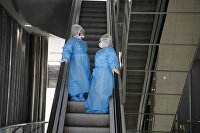 Лечение больных с COVID-19 в резервном госпитале в АТЦ 