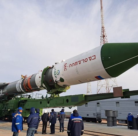 Ракета "Союз-2.1а" отправилась на МКС с логотипом и флагом Сбера