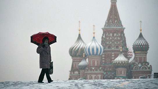 Снег в Москве
