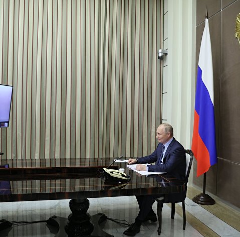 Переговоры президента РФ В. Путина и президента США Дж. Байдена