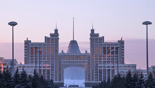Здание АО "Национальная компания КазМунайГаз" в Астане Здание АО "Национальная компания КазМунайГаз" в Астане