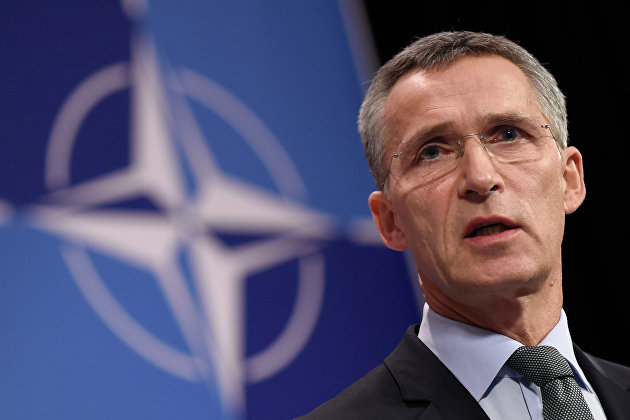 *Генеральный секретарь НАТО Йенс Столтенберг
