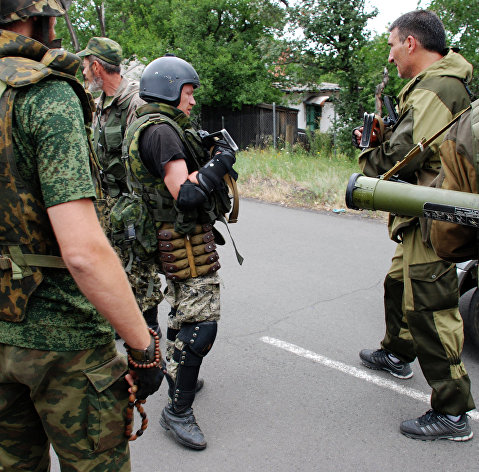 Военные ДНР в Донецкой области